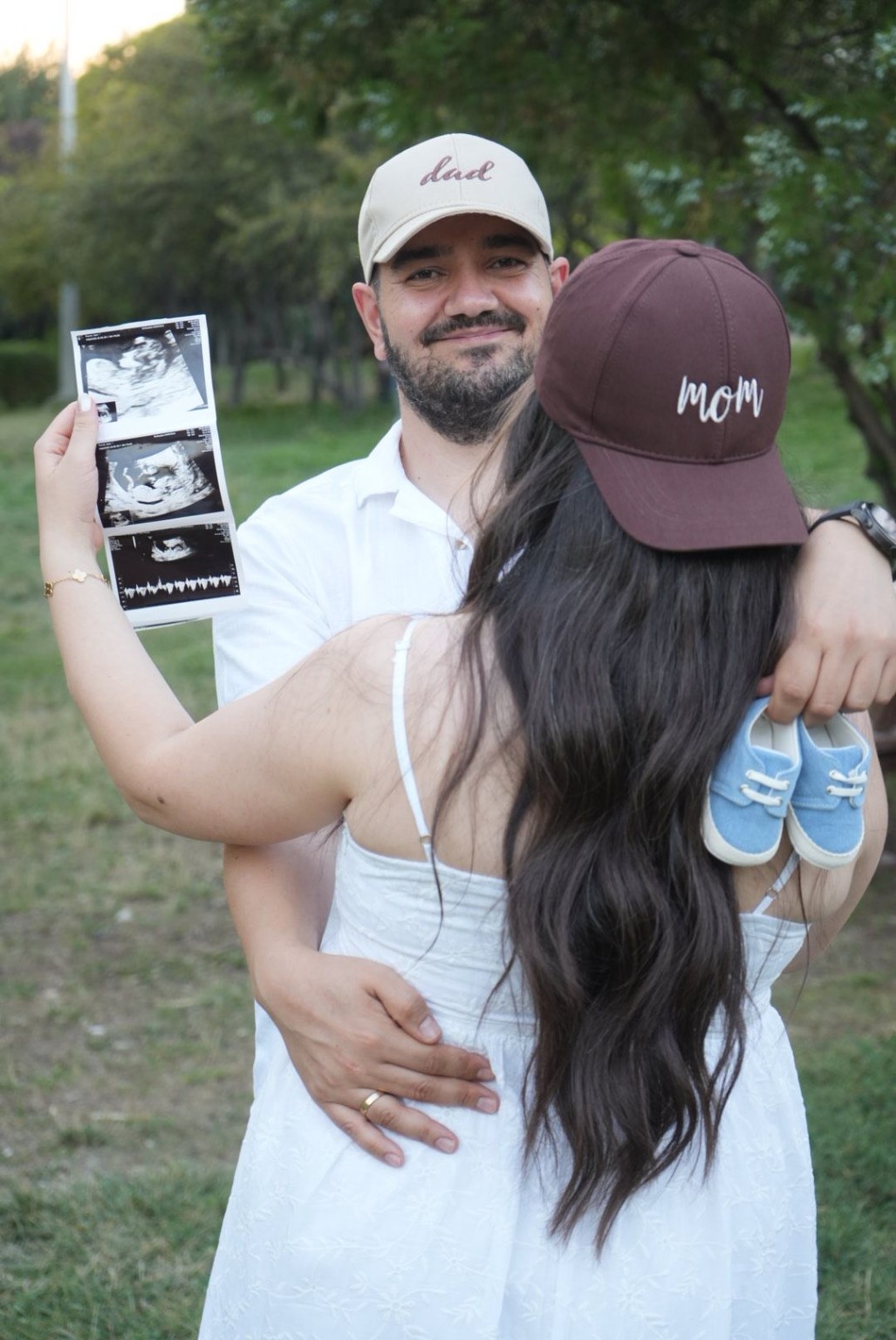 Aile ve ultrason fotoğrafı
